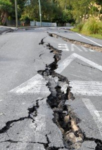Christchurch Earthquake - Cracks in Avonside