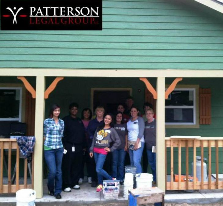 Patterson Legal Group Builds on Tradition of Community Service with Habitat for Humanity