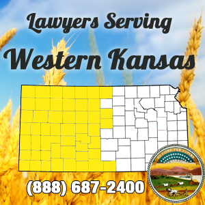 Western KS Car Accident Lawyer Map