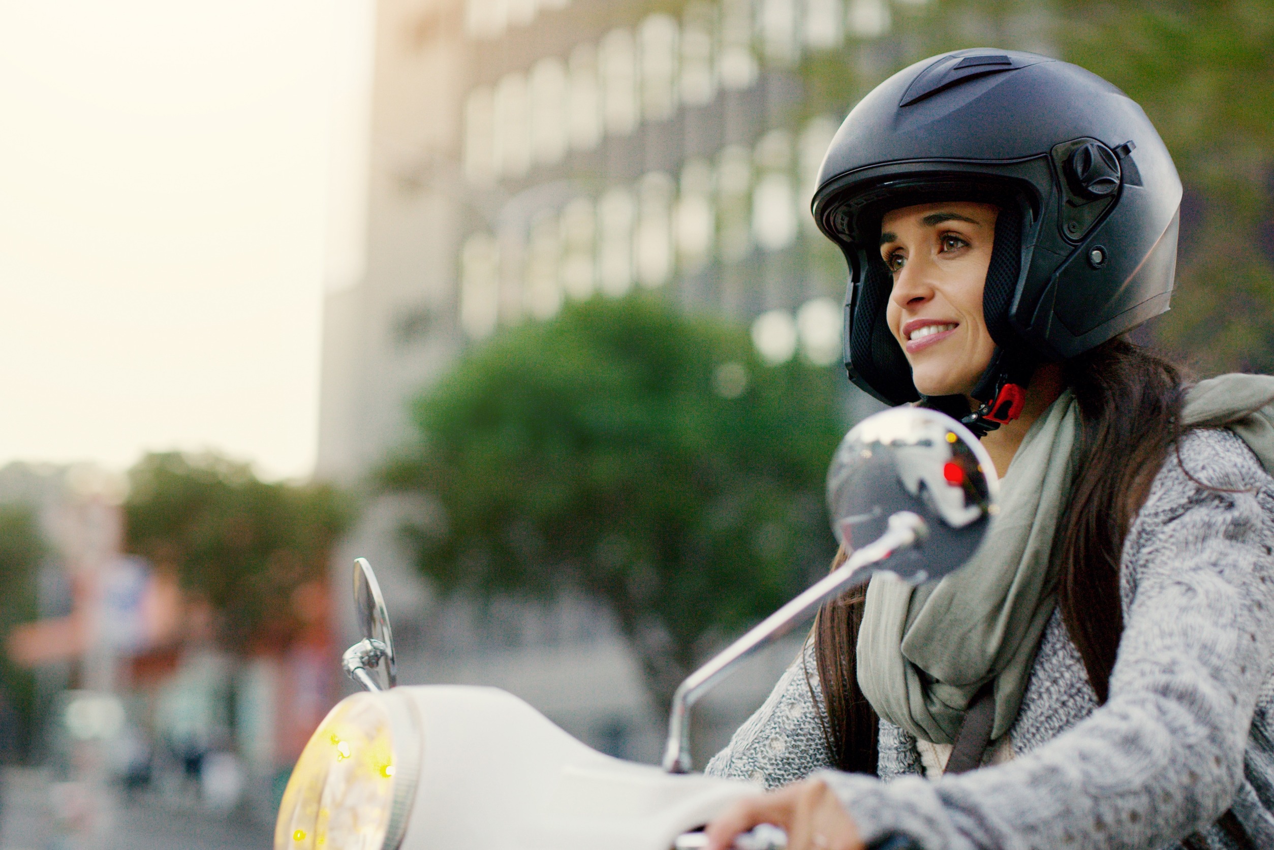 Can you wear a bicycle helmet on a motorcycle outlet